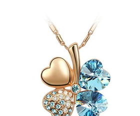 2011熱銷款XL 001水晶韓版幸福四葉草項鏈 價格、廠家與圖片全解析